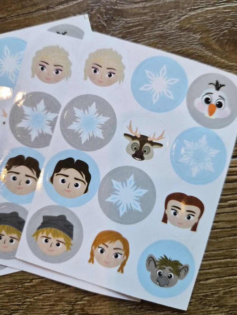 Disney Frozen Party Favor Goodie Bags & Stickers Supplies Blue White NEW